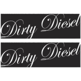 2x Dirty Diesel Dh Stickers Decals - DecalsHouse