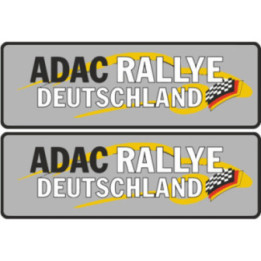 2x Adac Rallye Deutschland Stickers Decals - DecalsHouse