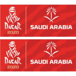 2x Dakar 2020 Stickers Decals - DecalsHouse