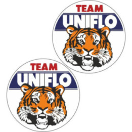 2x Esso Team Uniflow Stickers Decals - DecalsHouse