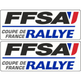 2x Ffsa Rallye Stickers Decals - DecalsHouse
