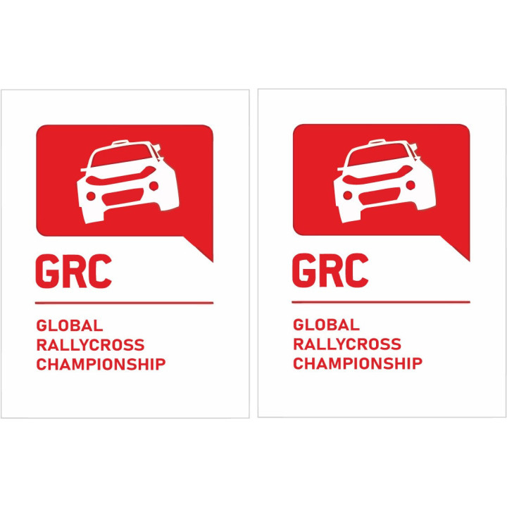 2x Grc Rallycross Stickers Decals - DecalsHouse