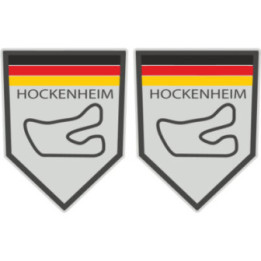 Hockenheimring Stickers – German GP F1 Circuit Racing Decals (2-Pack)