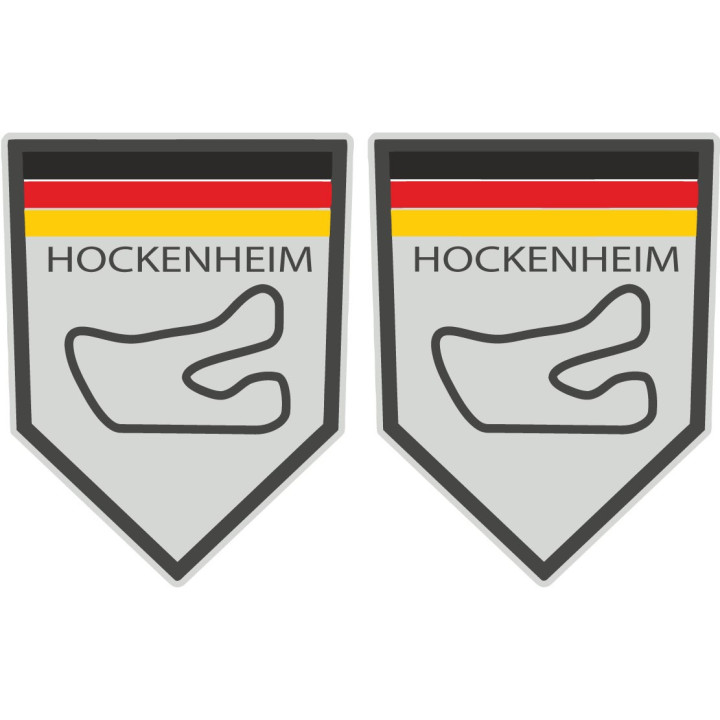 Hockenheimring Stickers – German GP F1 Circuit Racing Decals (2-Pack)