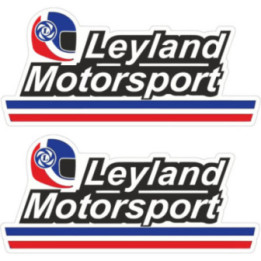 2x Leyland Motorsport Stickers Decals - DecalsHouse
