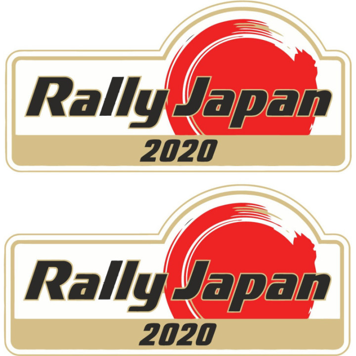 2x Rally Japan 2020 Stickers Decals - DecalsHouse
