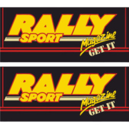 2x Rally Sport Magazine Style 2 Stickers Decals - DecalsHouse