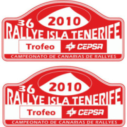 2x Rallye Isla Tenerife Stickers Decals - DecalsHouse