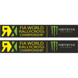 2x Rx Fia Rally Cross Championship Stickers Decals - DecalsHouse