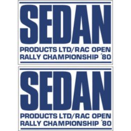 2x Sendan Open Champ 1980 Stickers Decals - DecalsHouse