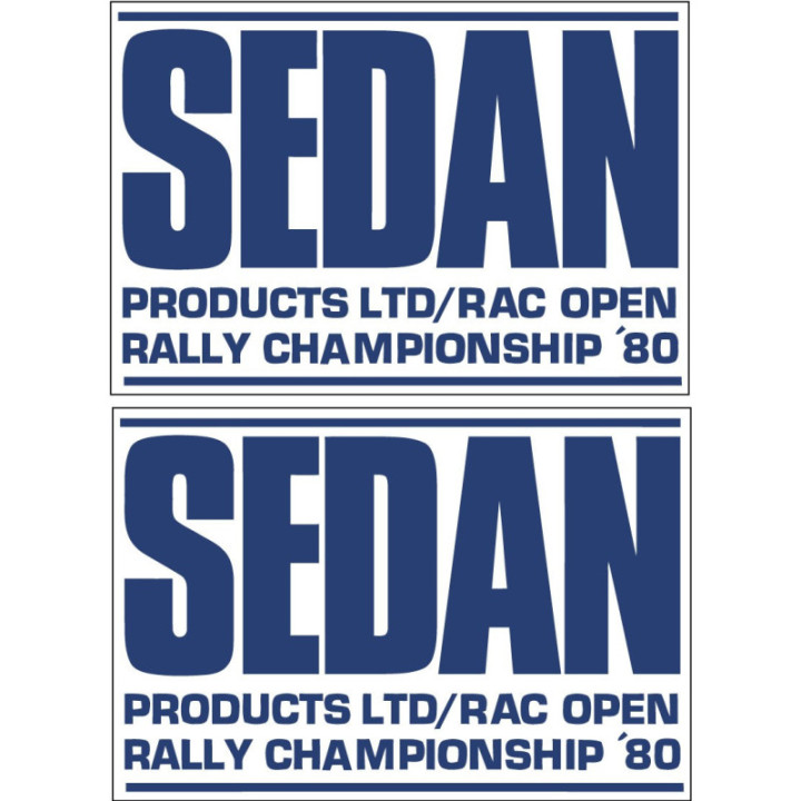 2x Sendan Open Champ 1980 Stickers Decals - DecalsHouse
