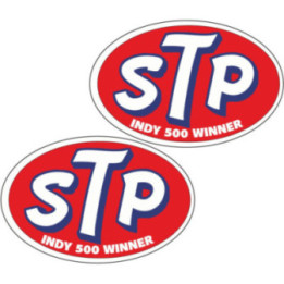 2x Stp Indy Car Winner Stickers Decals - DecalsHouse