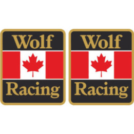 2x Walter Wolf Racing Stickers Decals - DecalsHouse