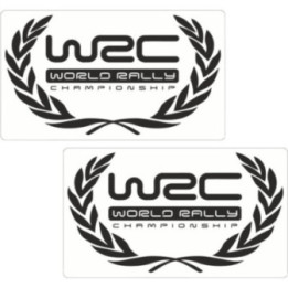 WRC World Rally Championship Stickers – Rally Decals (2-Pack)