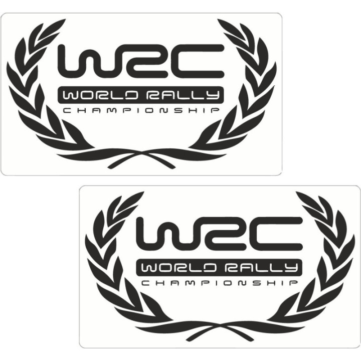 WRC World Rally Championship Stickers – Rally Decals (2-Pack)