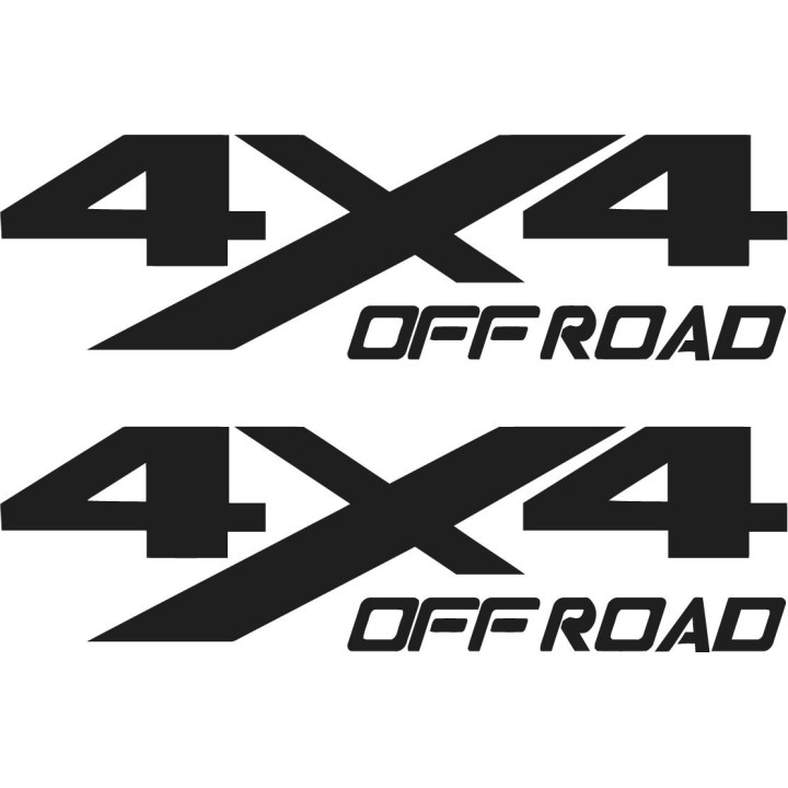 2x 4x4 4wd F150 F250 Off Road Die Cut Stickers Decals - DecalsHouse