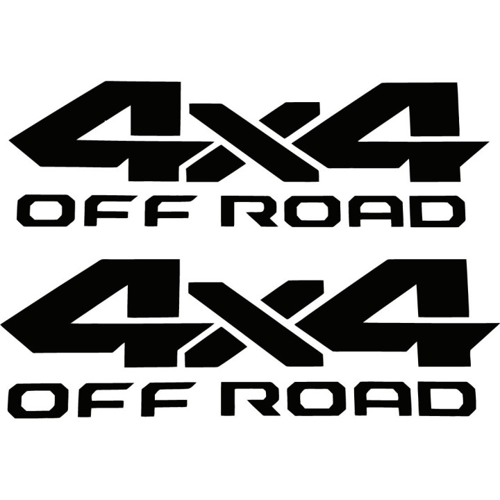 2x 4x4 Off Road 4wd Die Cut Stickers Decals - DecalsHouse