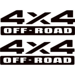 2x 4x4 Off Road 4wd Die Cut Style 10 Stickers Decals - DecalsHouse