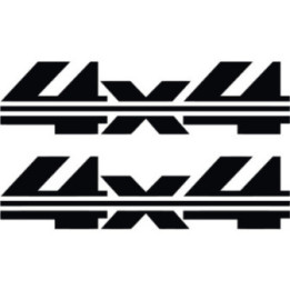 2x 4x4 Off Road 4wd Die Cut Style 3 Stickers Decals - DecalsHouse