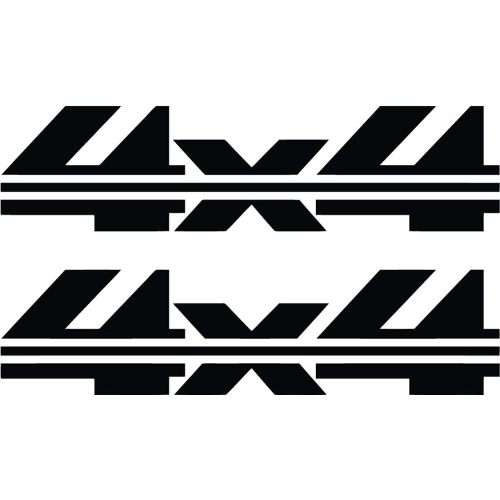 2x 4x4 Off Road 4wd Die Cut Style 3 Stickers Decals - DecalsHouse