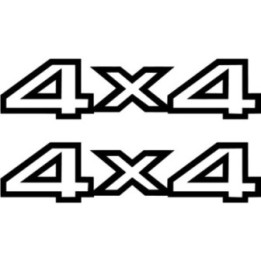 2x 4x4 Off Road 4wd Die Cut Style 8 Stickers Decals - DecalsHouse