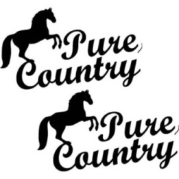 2x Pure Country 4x4 4wd Die Cut Stickers Decals - DecalsHouse