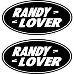 2x Randy Lover 4x4 4wd Off Road Stickers Decals - DecalsHouse
