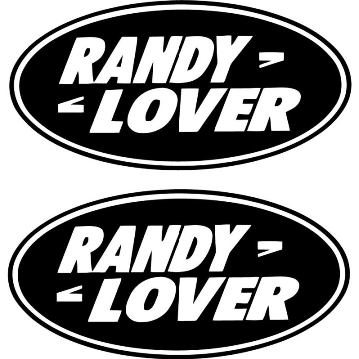 2x Randy Lover 4x4 4wd Off Road Stickers Decals - DecalsHouse
