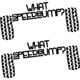 2x What Speed Bump 4x4 4wd Off Road Die Cut Stickers Decals - DecalsHouse
