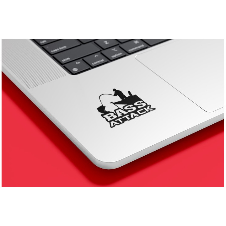 Bass Attack Fishing Die Cut Decals Stickers - DecalsHouse