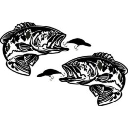 Bass Fishing 23 Die Cut Decals Stickers - DecalsHouse