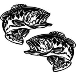 Bass Fishing 29 Die Cut Decals Stickers - DecalsHouse