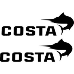 Costa Del Mar Fly Fishing Die Cut Style 3 Decals Stickers - DecalsHouse