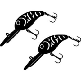 Crappie Crankbait Fishing 29 Die Cut Decals Stickers - DecalsHouse