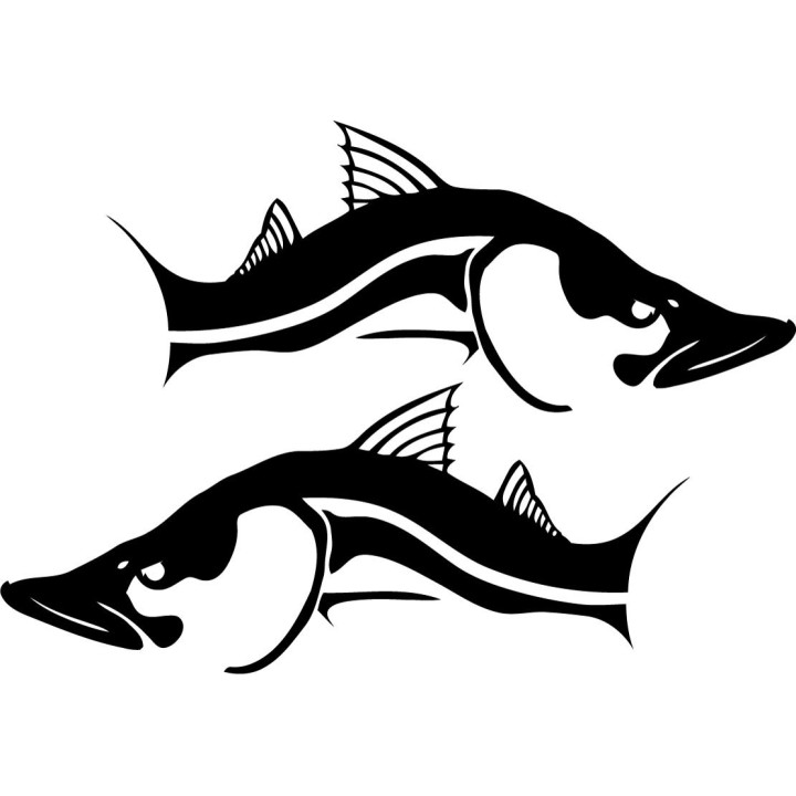 Fish Fishing 29 Die Cut Decals Stickers - DecalsHouse
