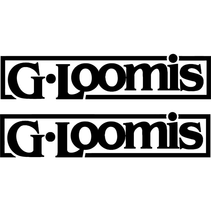 G. Loomis Stickers – Bass Trout Fly Rod Fishing Decals (2-Pack)