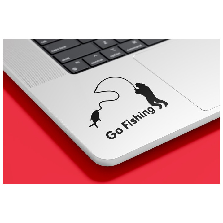 Go Fishing Die Cut Decals Stickers - DecalsHouse