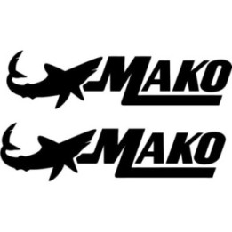 Mako Fishing 23 Die Cut Decals Stickers - DecalsHouse