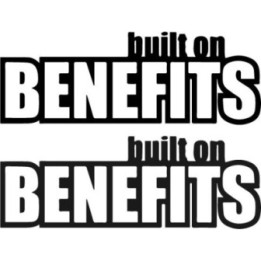 Buy Built On Benefits Decal Sticker Online