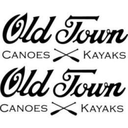 Old Town Kayak Canoe Fishing Stickers – Paddle Sport Vinyl Decals (2-Pack)