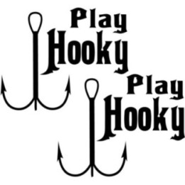 Play Hooky Fishing Die Cut 14 [Converted] Decals Stickers - DecalsHouse