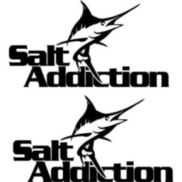 Salt Addiction Die Cut Style 3 Decals Stickers - DecalsHouse