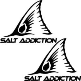 Salt Addiction Die Cut Style 5 Decals Stickers - DecalsHouse