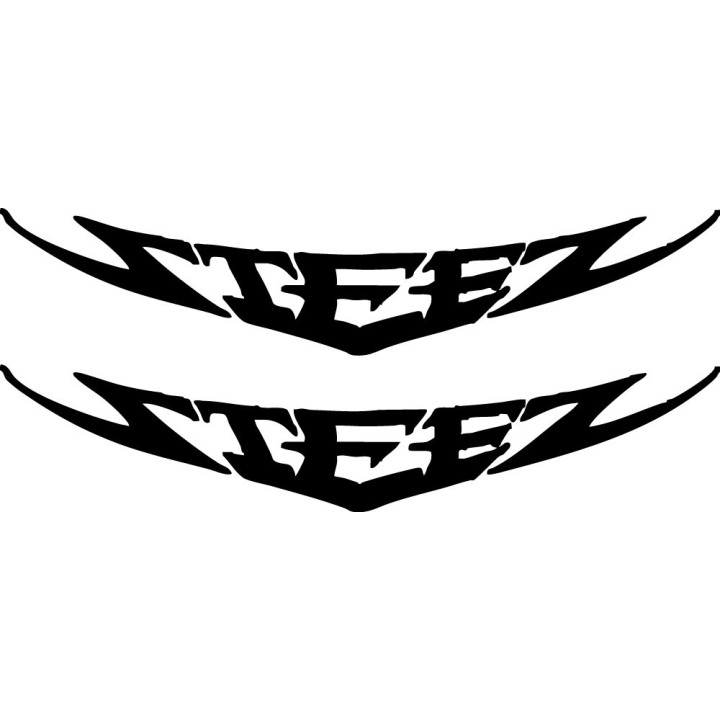Daiwa Steez Fishing Stickers – Bass Tournament Decals (2-Pack)