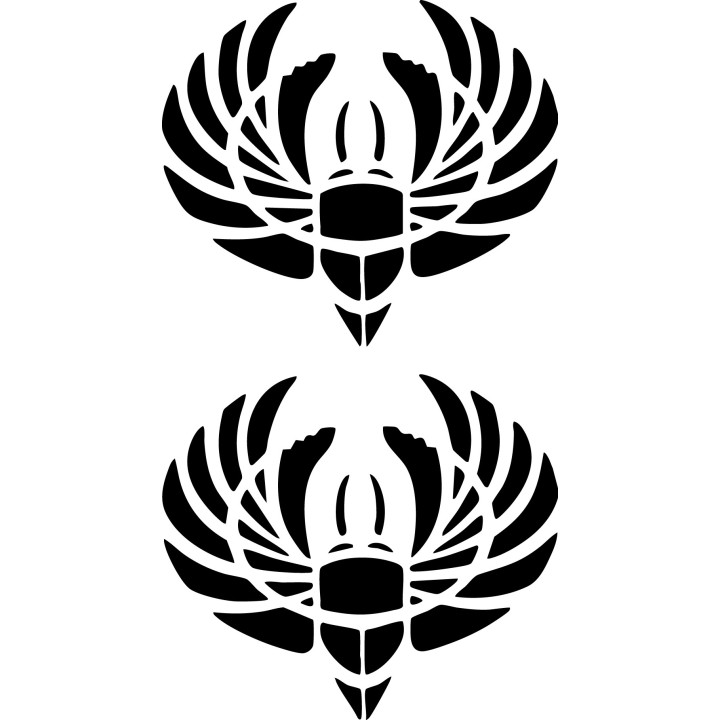 Scarab Fishing Die Cut Decals Stickers - DecalsHouse