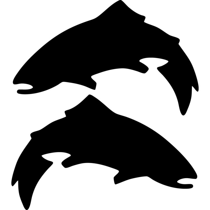 Fly Fishing 29 Die Cut Decals Stickers - DecalsHouse
