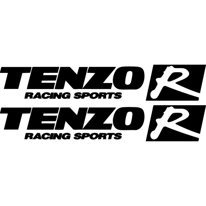 2x Tenzo Racing Sponsor Decal Sticker Decal Stickers - DecalsHouse