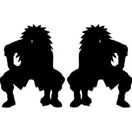 Choji Akimichi Stickers – Naruto Anime Decals (2-Pack)