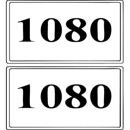1080 Stickers – Skateboarding Action Sports Decals (2-Pack)