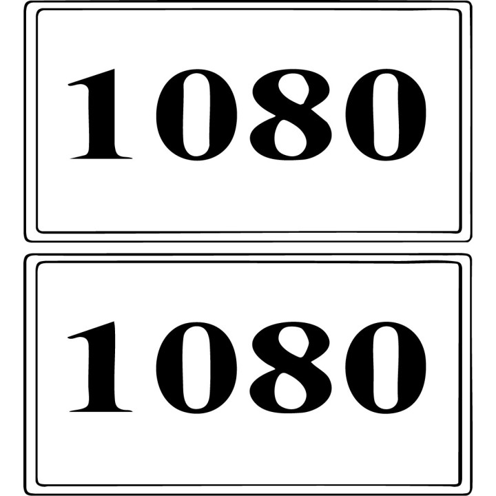 1080 Stickers – Skateboarding Action Sports Decals (2-Pack)